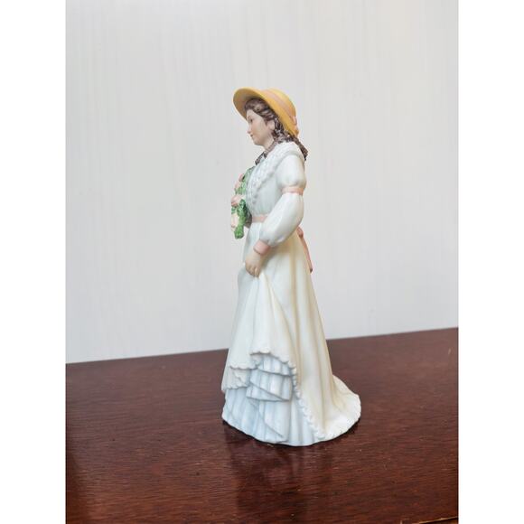 Homco Home Interiors Victorian Lady Woman Figurine Charlotte Rose #1468 - Picture 6 of 12